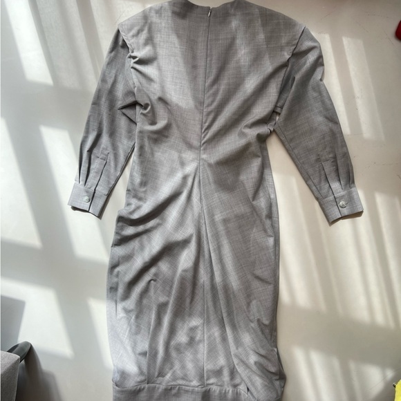 Malloni Grey Button Down Dress - Picture 11 of 13